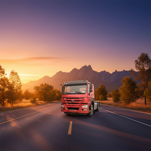 Тягач HOWO 6X4 дизельный 10-колесный с прицепом-фургоном и бетоносмесителем, тяжелый грузовик - Product Image 6