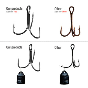 Vente en gros Betterleader <span class=keywords><strong>VMC</strong></span> Hameçons triples pour la pêche en vrac - Product Image 3