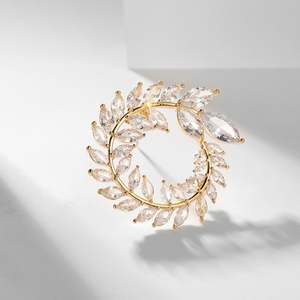 <span class=keywords><strong>Broche</strong></span> de <span class=keywords><strong>broche</strong></span> de feuille d'<span class=keywords><strong>olivier</strong></span> de mode pour femme/homme - Product Image 5