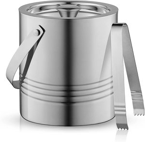 Bán Sỉ Xô Đá Theo Yêu Cầu 6L <span class=keywords><strong>7L</strong></span> 8L Bằng Thép Không Gỉ Cho Tiệc Quán <span class=keywords><strong>Bar</strong></span> Xô Rượu Sâm Banh Rượu Bia Có Tay Cầm - Product Image 5