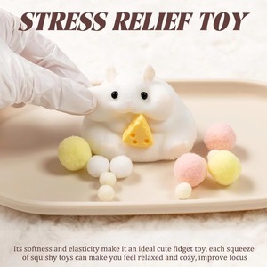 Juguetes Sensoriales Antiestrés Hechos a Mano, Squishy de Animales, Juguetes Blandos para Apretar, Squishies de Pollo para Adultos - Product Image 5