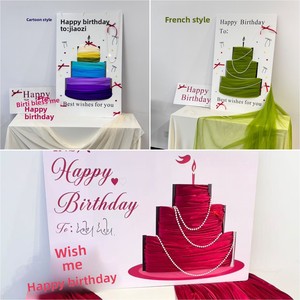 Nuovo Sfondo in PVC con Farfalle in Tulle Fai-da-Te, Decorazione per Feste di Compleanno delle Ragazze, Accessorio per Photo Booth - Product Image 1