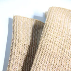 HDPE virgin material UV beige color sun shade cloth carpark shade cloth roll