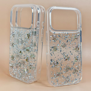 Long Lanh Trang Trí Trường Hợp Điện Thoại Rõ Ràng Kết Cấu Vỏ Cho <span class=keywords><strong>Iphone</strong></span> 17 Pro Max 16 Pro Max 15 14 13 12 11 XR XS Tùy Chỉnh Thiết Kế Bền - Product Image 3