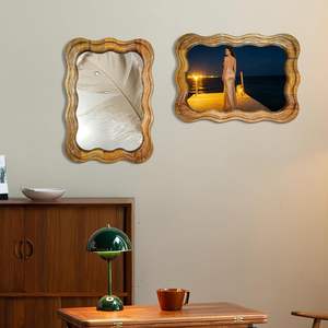 Cadres ondulés en MDF pour table, style vague, 4x6 pouces, cadre photo en bois ondulé - Product Image 4