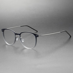 Sh6549 màu sắc đôi phụ nữ kính khung thời trang rõ ràng chống ánh sáng màu xanh Kính mắt mèo kính quang học Khung kính máy tính - Product Image 6