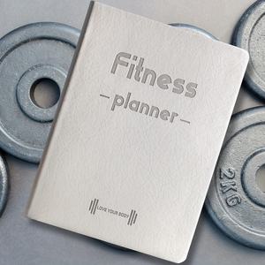 Planificateur de fitness en similicuir A5 Livre d'entraînement à couverture rigide pour suivre les <span class=keywords><strong>progrès</strong></span> de l'exercice pour les femmes et les hommes - Product Image 2