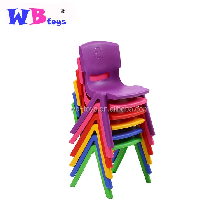 Anpassbare Farben für die Verwendung in mehreren Szenen Komfortable beliebte Kinder Kinder White Plastic Party Study Chair und Tisch