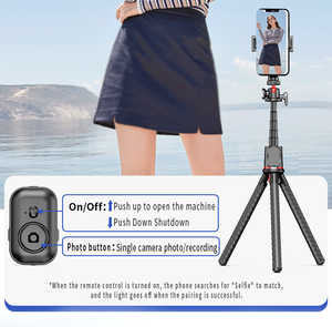 NewestProduct C03, Voyage à vélo, prise de vue portable, trépied flexible, perche à selfie, compatible avec les appareils photo et autres équipements - Product Image 6