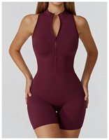 Nouveau arrivé séchage rapide femmes Gym Sport body plissé fil de levage beauté en forme de fesses une pièce Yoga combinaisons