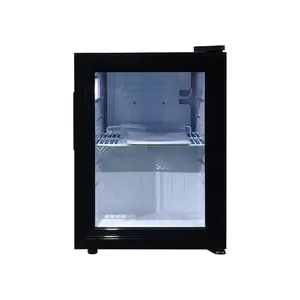 Meisda 21ลิตรเชิงพาณิชย์ประตูกระจกพลังงานขนาดเล็กแสดงตู้เย็น