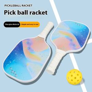 खेल प्रशिक्षण के लिए पेशेवर कार्बन फाइबर स्क्वैश रैकेट प्लेबॉल खिलाड़ियों के लिए खेल प्रशिक्षण ग्लास फाइबर पिकरबॉल रैकेट - Product Image 2
