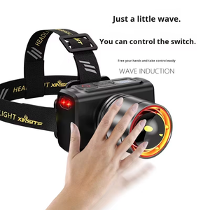 Linterna Frontal LED WOSEN para Camping, G9, Plástico, Sensor, Pantalla Digital, Haz Ajustable Multiángulo, IP65 Impermeable, Recargable - Product Image 5