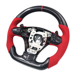 Volant en fibre de carbone 3 branches style course personnalisable pour tout modèle de voiture - Product Image 2