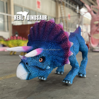 Ferngesteuerter Stahl-Animatronik-Roboterhund Triceratops KI-gesteuerter Dinosaurier für Abenteuerparks & Öffentliche Nutzung