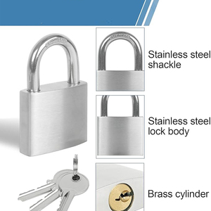 Nhiệm vụ nặng nề ổ khóa bảo mật cao ngoài trời thời tiết rắn ổ khóa 30mm - Product Image 4