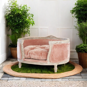 Eco-friendly <strong>Wood</strong> European-Style Carved <strong>Dog</strong> Nest Cat Nest Pet Sofa Pet <strong>Bed</strong> for Small Animals Wholesale and Retail Available - Product Image 5
