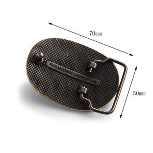 Boucle de ceinture pour homme en laiton doré de style rétro européen, boucle à dégagement rapide - Product Image 4