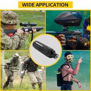 TUDIVING Nouveau Design <span class=keywords><strong>Prix</strong></span> Compétitif <span class=keywords><strong>Mini</strong></span> 0.36L 4500psi 300bar Entièrement Enveloppé Matériau Composite Paintball Réservoir D'air En Fiber De Carbone - Product Image 5