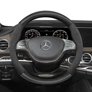 Coprivolante in Fibra di Carbonio Opaca di Lusso per Mercedes-Benz, per <span class=keywords><strong>Classe</strong></span> E, S, C, <span class=keywords><strong>GLC</strong></span>, SUV - Product Image 5