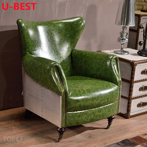 Sofá Retro de Aluminio Metálico U-Best Spitfire, Sofá Vintage de Madera, Divani, Kanepe, Bankstel, Hoekbank, Sofy, Mueble de Salón - Product Image 2