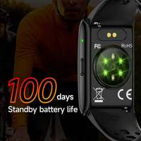 Bracelet intelligent sans écran, tracker d'activité, étanche IP68, unisexe, double bracelet, moniteur de fréquence cardiaque, SDK