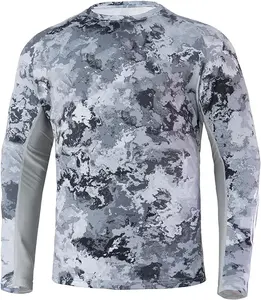 Custom Design Long Sleeves Wholesale Fishing Wear Long Sleeve Fishing Shirt For Men