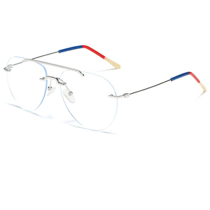 Montura de Gafas sin Aro para Hombre y Mujer, Estilo Punk, Diseño Animal, Metal, para Lentes Graduadas - Product Image 4