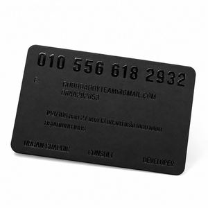 Custom Design Luxury Black Foil Stamping Logo Business <b>Card</b> Printing Wholesale Embossed Paper Visit <b>Cards</b> - Product Image 2