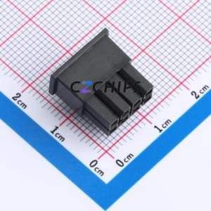 BX-MX3.0-2-4P-GJK Housing (Wire-to-Board / Wire-to-Wire) P=3mm Connector 2x4P 3mm Micro-Fit (MX 3.0) 3mm - Product Image 2