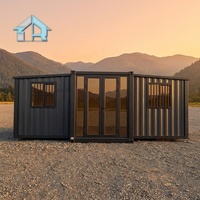 Maison conteneur pliable de 10 pieds à toit en pente, préfabriquée, mobile, pour bureau temporaire ou cour