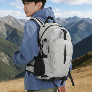 Unisex <b>40L</b> Classic Outdoor Hiking Softback <b>Backpack</b> Waterproof Polyester Lining Zipper Closure Air Cushion Belt Cycling Sports - Product Image 4