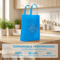 Sac fourre-tout personnalisé avec logo, sacs de shopping résistants, sacs de shopping non tissés, sacs écologiques réutilisables