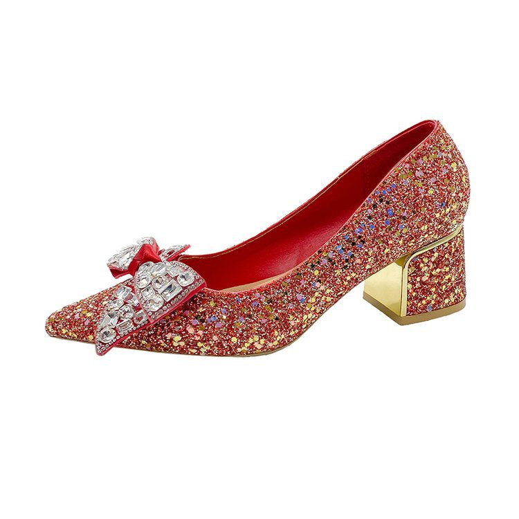Red sequins 4.5 cm