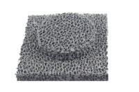 Filtre en céramique poreux en mousse de carbure de silicium SIC pour la coulée de fer/fonderie 10-60ppi épaisseur 13mm 22mm filtre en céramique diamétral