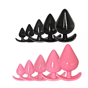 Jouets anaux vente entière sexe <span class=keywords><strong>Anal</strong></span> adulte jouets sexuels pour hommes femmes 5 pièces ensemble de Plug <span class=keywords><strong>Anal</strong></span> - Product Image 1