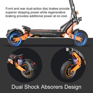 Nouveaux scooters électriques en stock, commande numérique, charge maximale 150 kg, pneus tout-terrain de 10 pouces, pliables. - Product Image 5