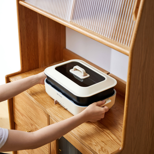 Electrodomésticos de cocina olla caliente China eléctrica con sartén para el hogar y el dormitorio. - Product Image 1