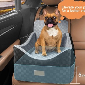 Eco-Friendly Dual-Purpose Dog Sofa Bed Cross-Border Foreign <strong>Trade</strong> Pet Nest Cushion Seat for Travel Home and Car Solid Pattern - Product Image 4