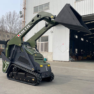 Derette V1000 Mini Skid Steer caricatori Diesel Stand on Track Loader con attacchi Skidsteer - Product Image 3