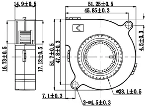 Sopladores de ventilador, 50x50x15mm, 5v, 12v, CC, con precio de ventilador, 5015