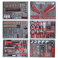 Coffre à outils de garage à 7 tiroirs, chariot d'atelier, armoire à outils robuste, 421 pièces