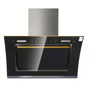 <span class=keywords><strong>Hotte</strong></span> <span class=keywords><strong>de</strong></span> cuisine murale en aluminium avec filtre à déflecteur d'aspiration supérieur, contrôlée par application, pour hôtels - Product Image 5