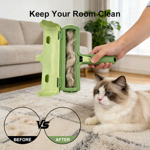 Rodillo Removedor de Pelo de Mascotas de Plástico Económico, Herramienta de Cepillo de Doble Cara Eficiente para Productos de Limpieza y Aseo de Mascotas - Product Image 4