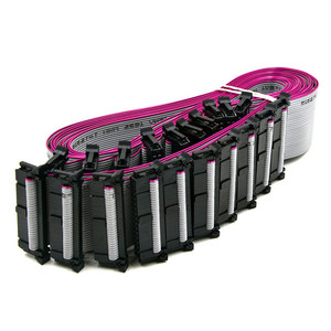 Câble plat à ruban gris Pinrex Bump Extension 10 broches (2x5 broches) IDC 10 voies, pas de 2,54 mm, 0,635 mm - Product Image 2