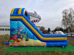 Xinyue Parque Acuático Inflable Comercial Grande con Dos Toboganes, Lona <span class=keywords><strong>de</strong></span> PVC, Tamaño Personalizable, Tobogán Acuático, Trampolín, Parque <span class=keywords><strong>de</strong></span> Trampolines - Product Image 3