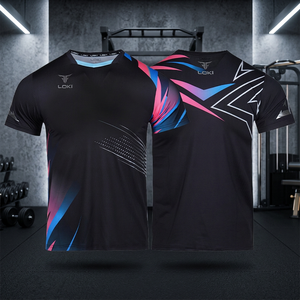 2025 New Arrival Best Selling Customized Short Sleeve Badminton Uniform 100% Polyester Eco-Friendly Quick Dry High Quality - Product Image 3