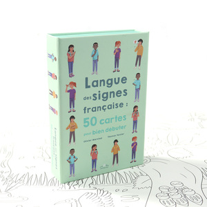 Vente en gros d'usine : cartes mémoire flash personnalisées en anglais et en français, et cartes d'apprentissage imprimées pour enfants et nourrissons - Product Image 1