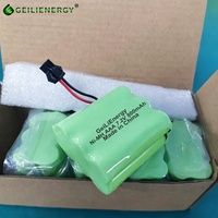 Pack de batteries rechargeables GeiLiEnergy personnalisées 6 volts NiMH AAA 800 mAh 6V avec prise SM 2P pour jouets télécommandés