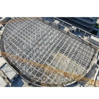 Estructura de Acero de Gran Envergadura para Techos de Edificios de Aeropuertos, Estructura de Armadura Espacial Personalizable